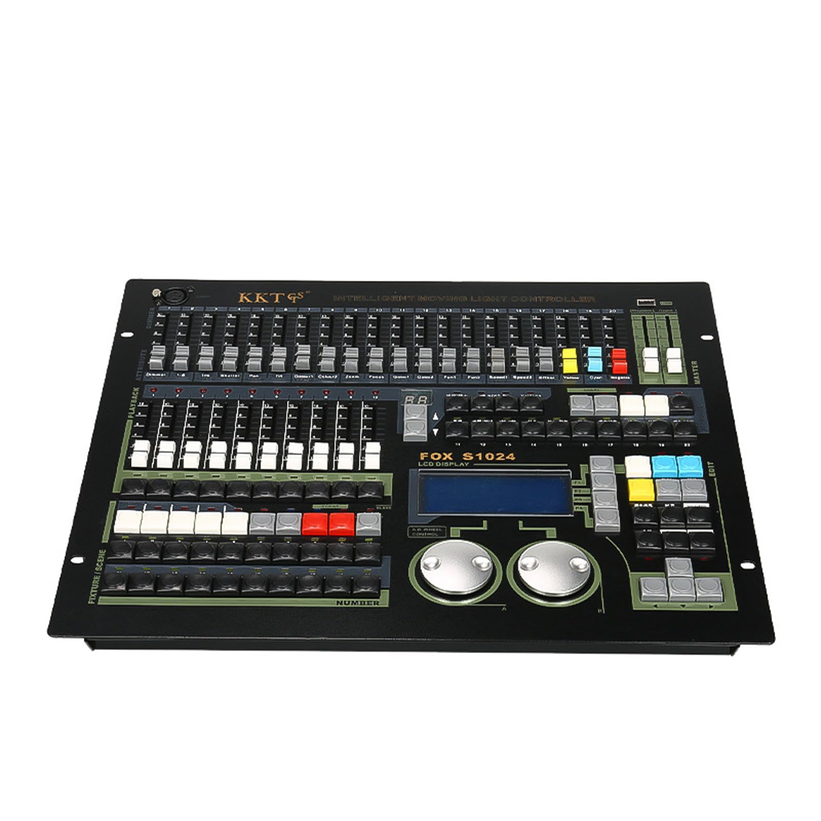 Kontroler, kontroler oświetlenia dla DJ-ów, profesjonalne miksery do sterowania oświetleniem scenicznym, panel kontrolera konsoli oświetlenia scenicznego, programowanie oświetlenia Trasy koncertowe
