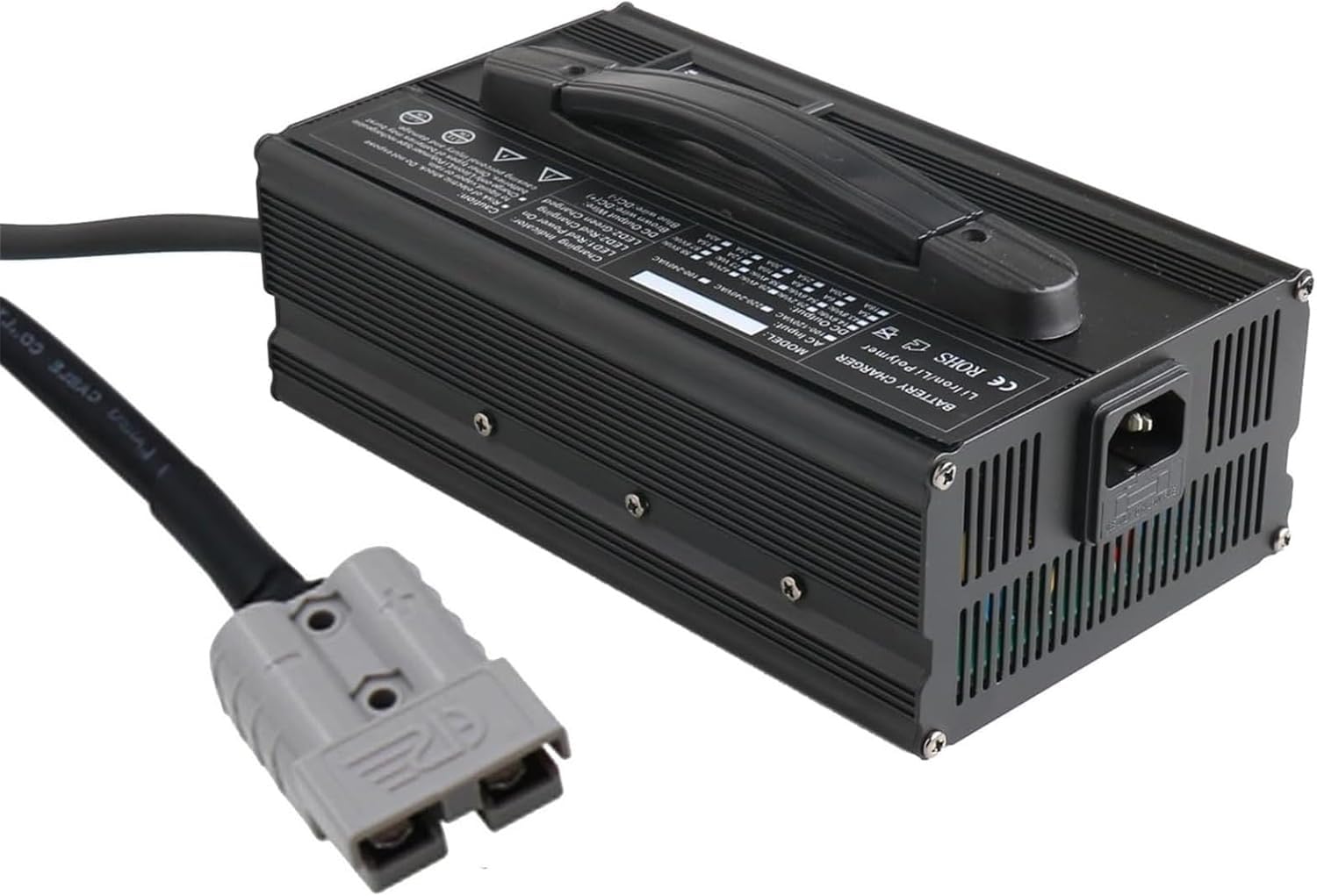 Ładowarka akumulatorów kwasowo ołowiowych 1500 W, ładowarka samochodowa 48 V 25 A ze złączem Andersona 50 A, 120 A, 175 A, 350 A do akumulatorów kwasowo ołowiowych do wózków widłowych elektrycznych,