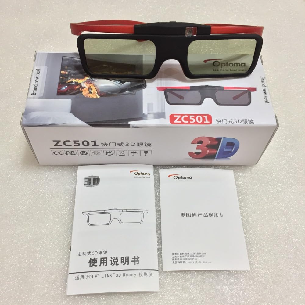 1PC NEW FITS FOR ZC501 3D glasses DLP shutter HD290/28ES/LC3 laser projector-