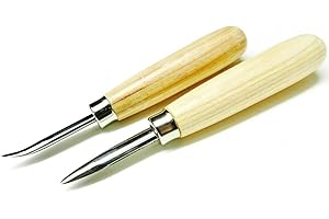 6" Curved & Straight Burnisher Set with 2" Burnishing Tool for Silversmithing