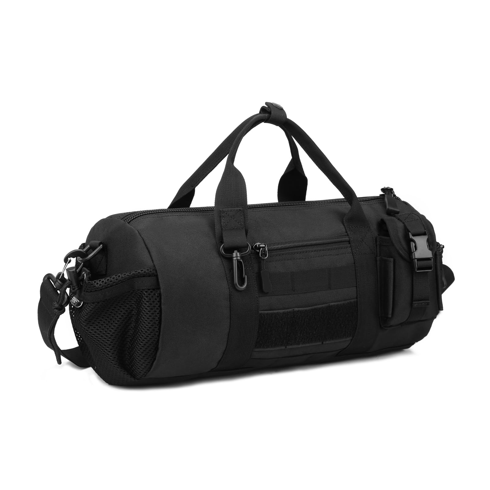 Huntvp Small Tactical Duffle Bag MOLLE Handbag Gear Military Travel Carry On Shoulder Bag Small Valise
