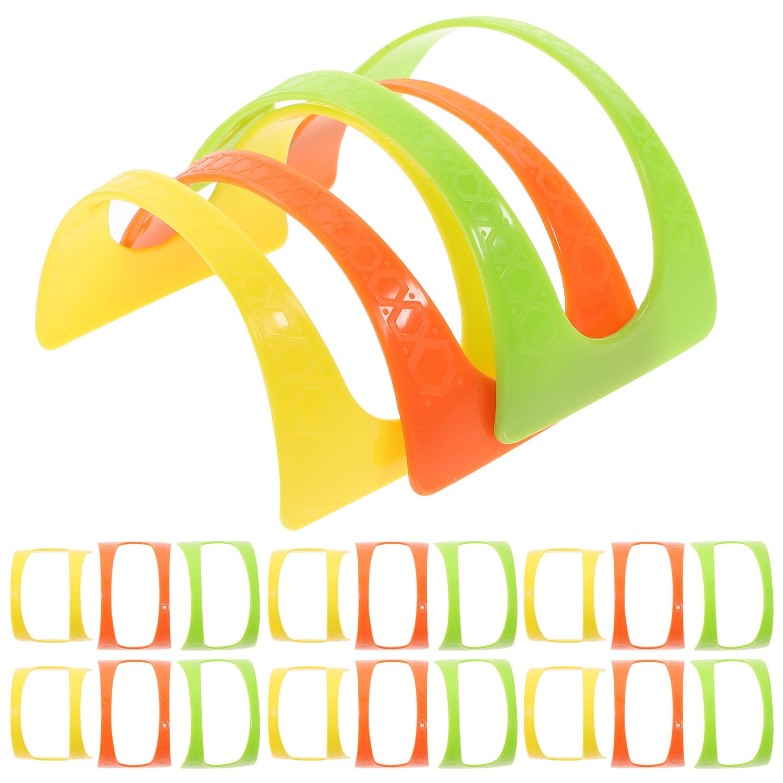 Supports à tacos en plastique PP stable présentoir pancakes lot de 50