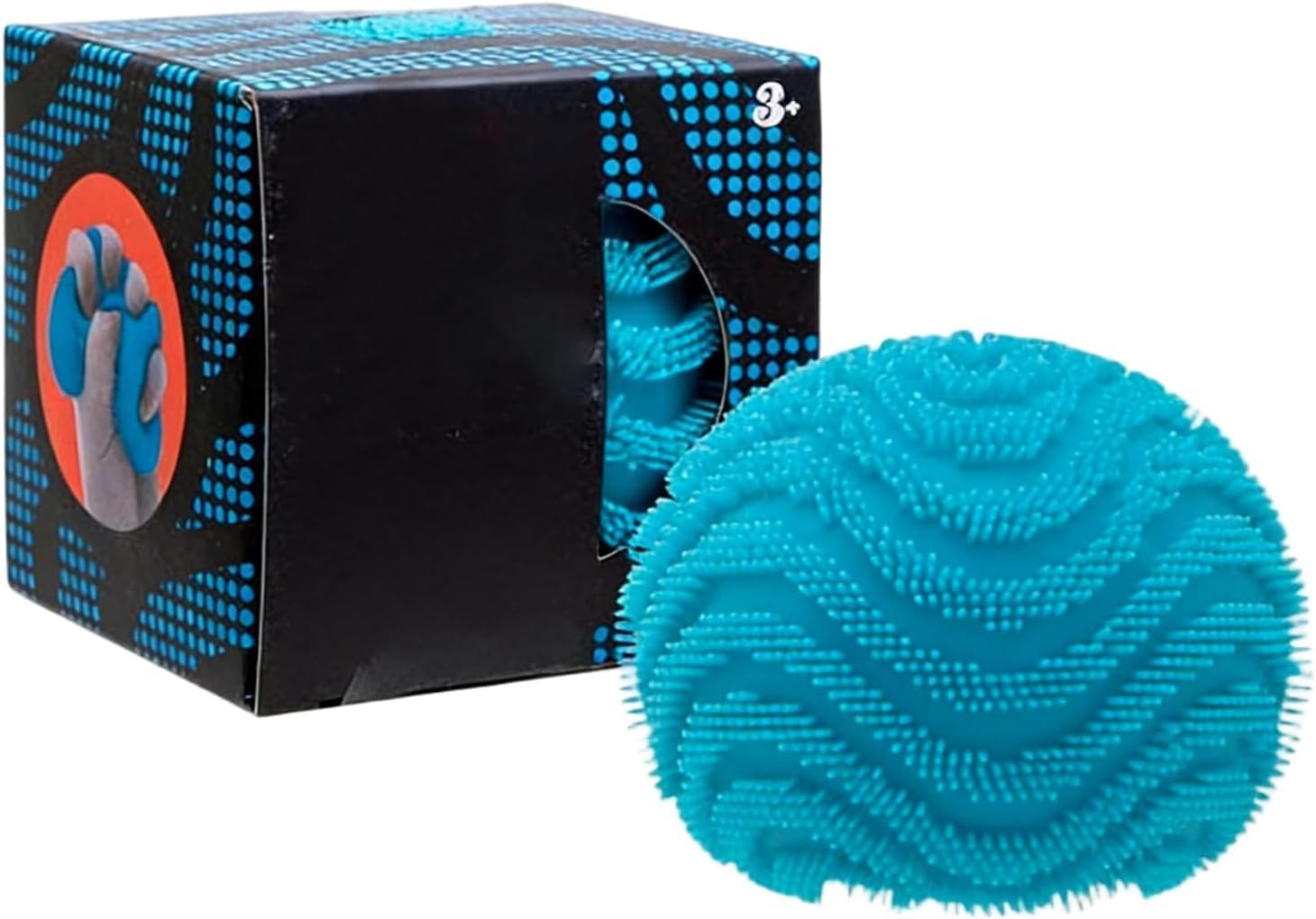 1 Plush Ball Squeeze Toy Set – A squeezable stress relief toy that’s perfect for party bag fillers, classroom rewards, and a fun desk accessory for kids and adults (Blue