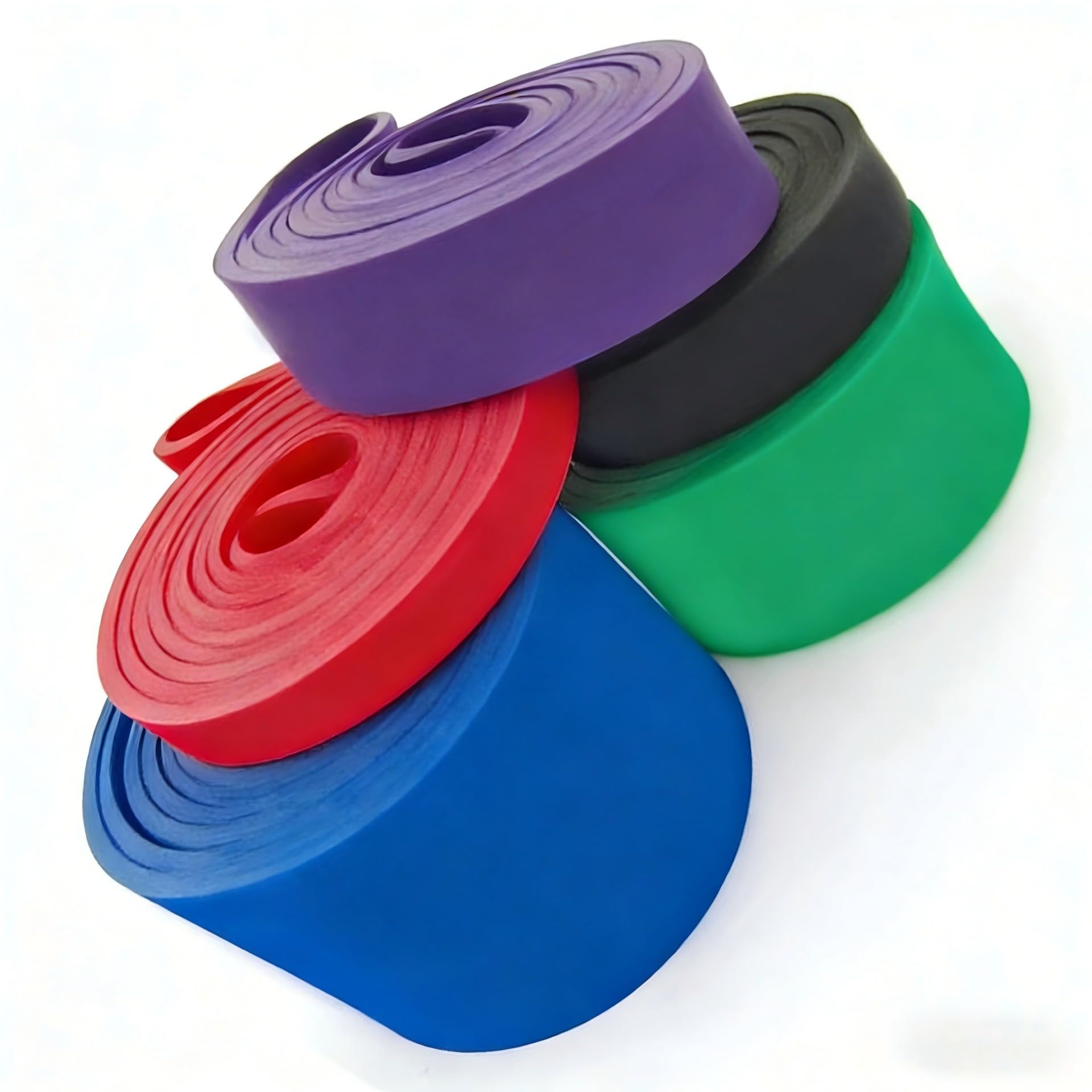 Fitness Widerstandsband aus TPE, Klimmzughilfe Band, Trainingsband für Krafttraining, Muskelaufbau, Dehnen, Physiotherapie und Heimtraining, 2080mm