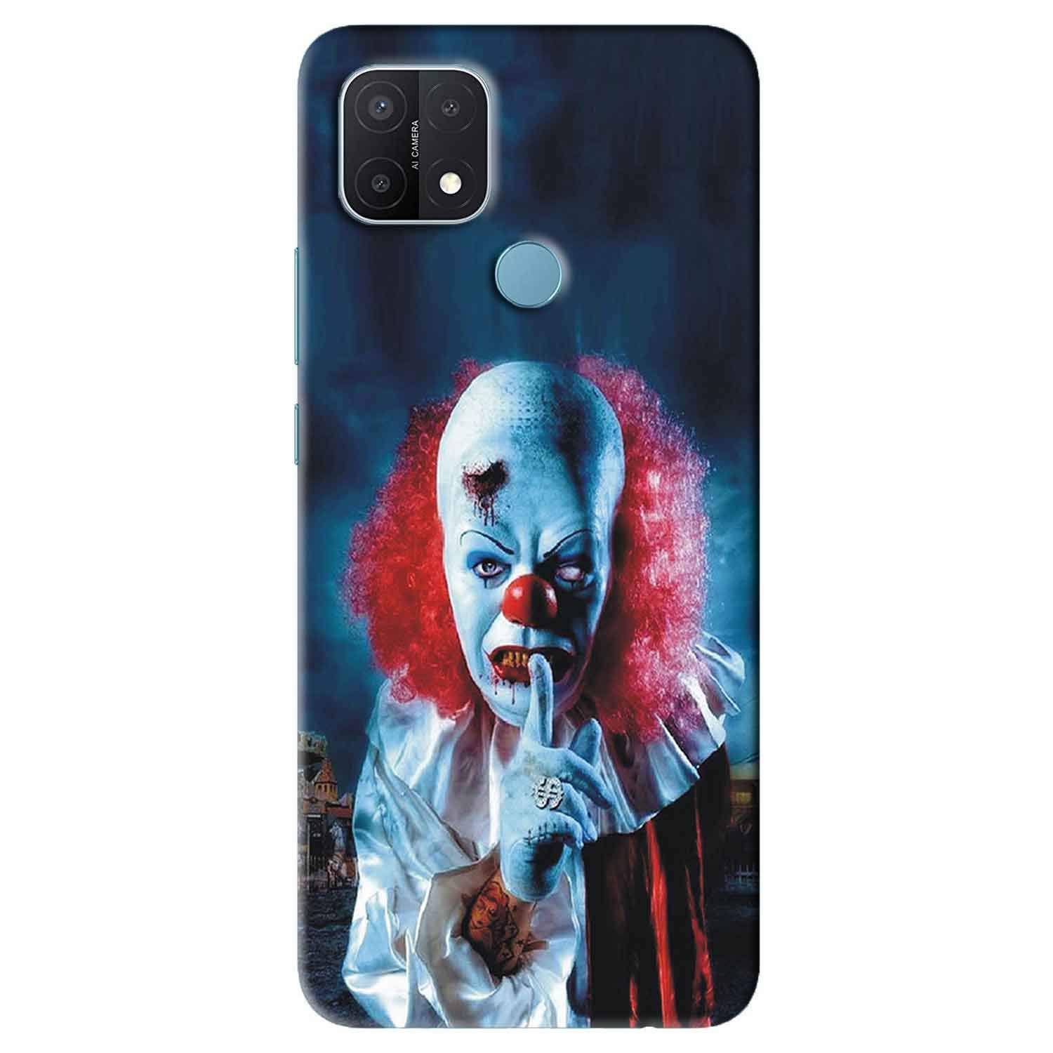 NDCOM for Horror Clowns Printed Hard Mobile Back Cover Case for Oppo A15
