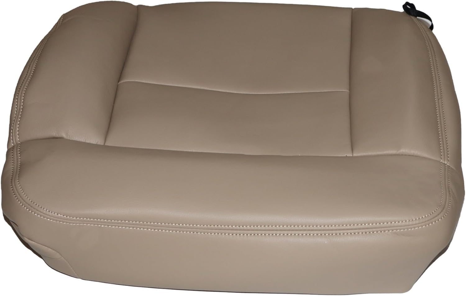 GXARTS 2PCS Front Driver & Passenger Side Bottom Replacement Microfiber Leather Seat Covers Beige Tan Compatible with Ford F150 Lariat XL XLT 2005 2006 2007 2008