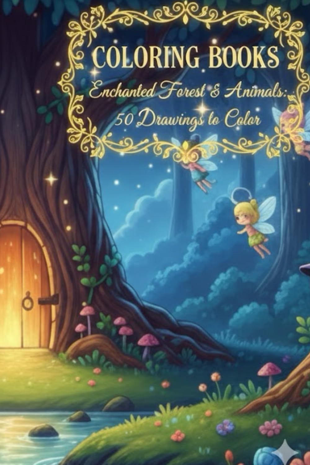 Coloring Books : Enchanted Forest & Animals (Coloring Books : Nature)