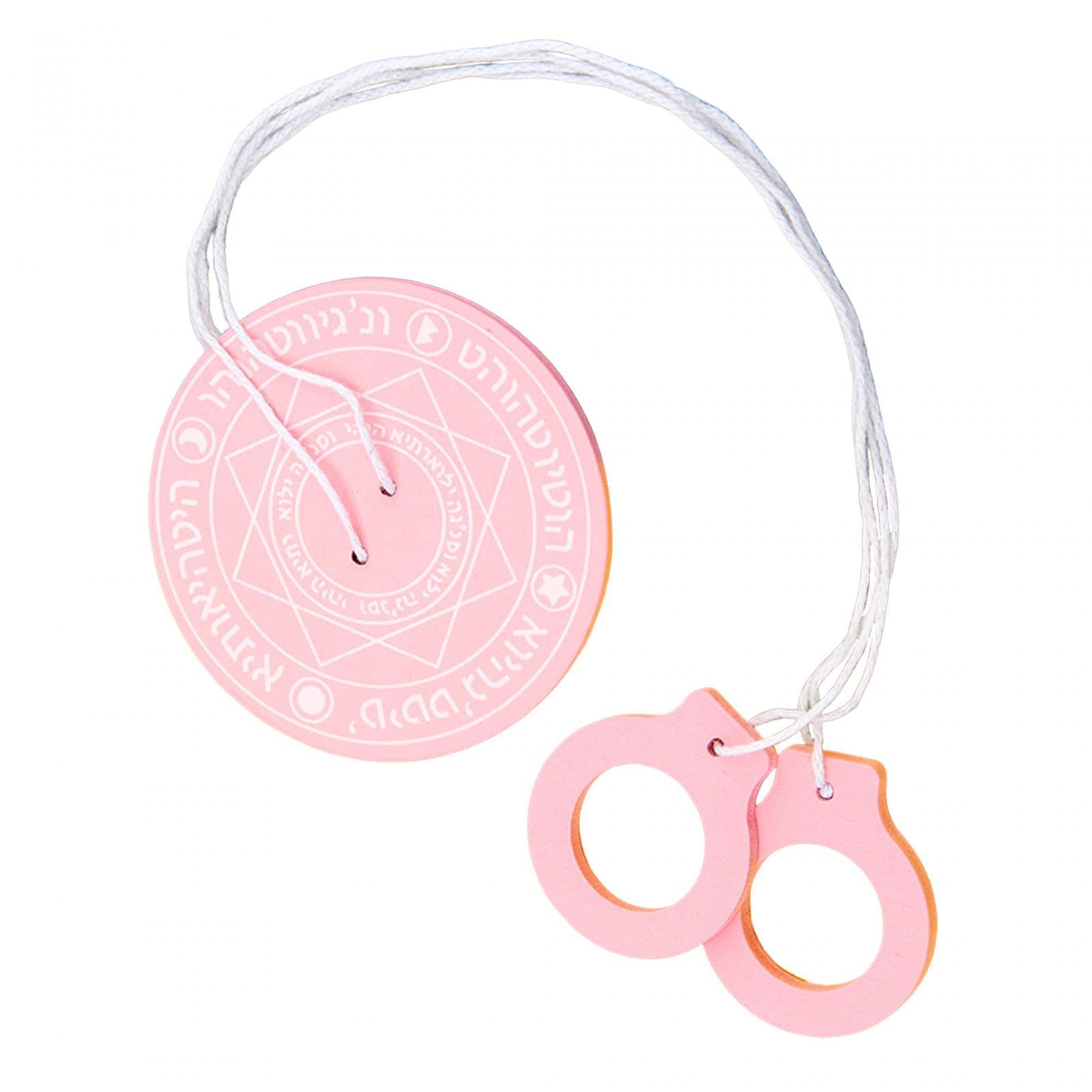 Pull Rotating Top Wood Toys Spinner Kids Educational Toys Exquisite Pink | Games | Other Games-image-40