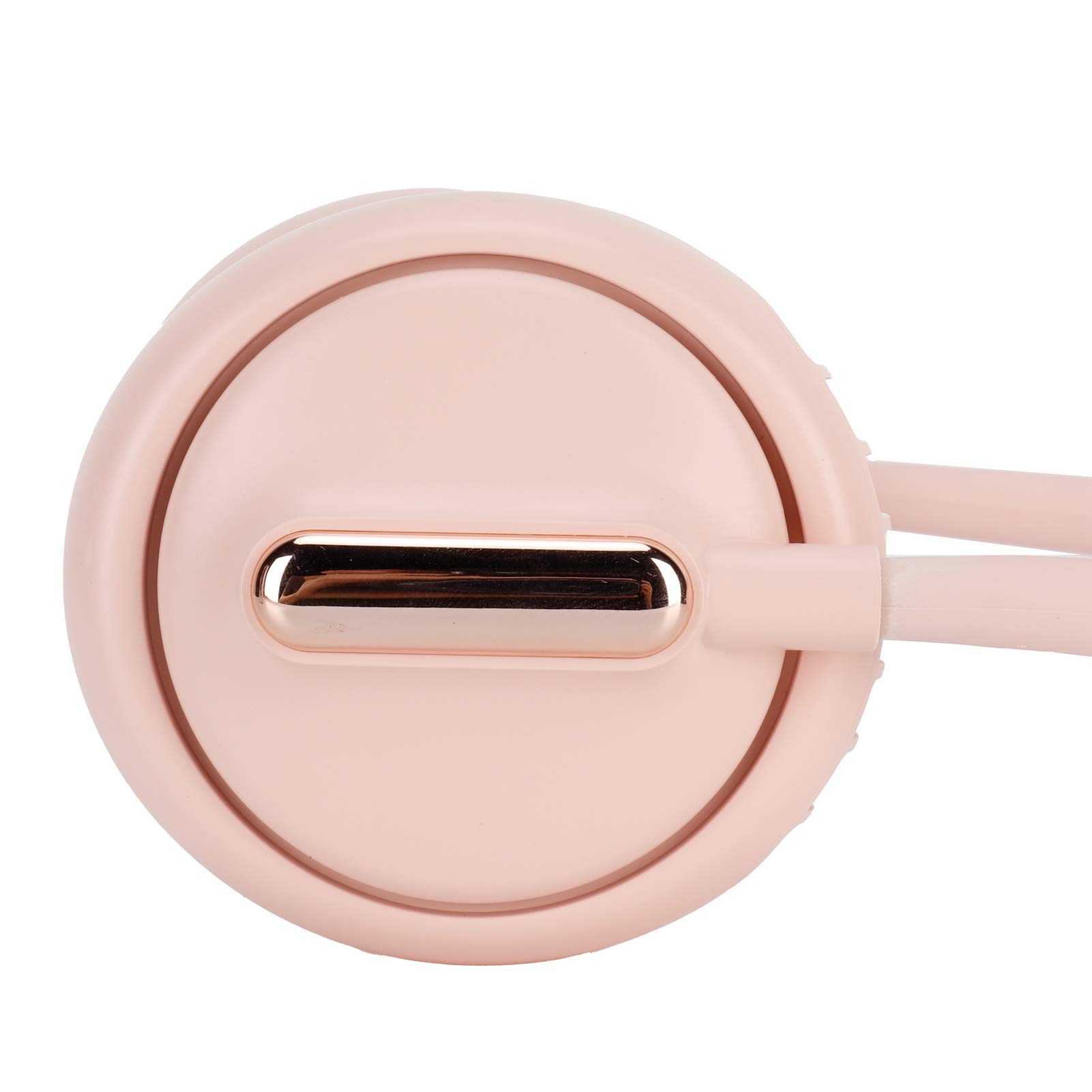 Mini ventilateur mains libres USB chargeant le ventilateur de refroidisseme (Rose)