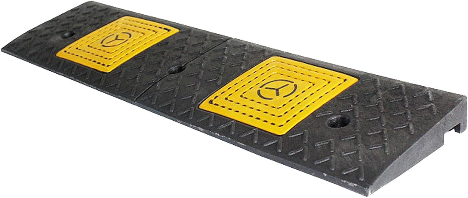 Amazon.com: YAEGER Portable Rubber Curb Ramp Car Vehicle Curbside ...