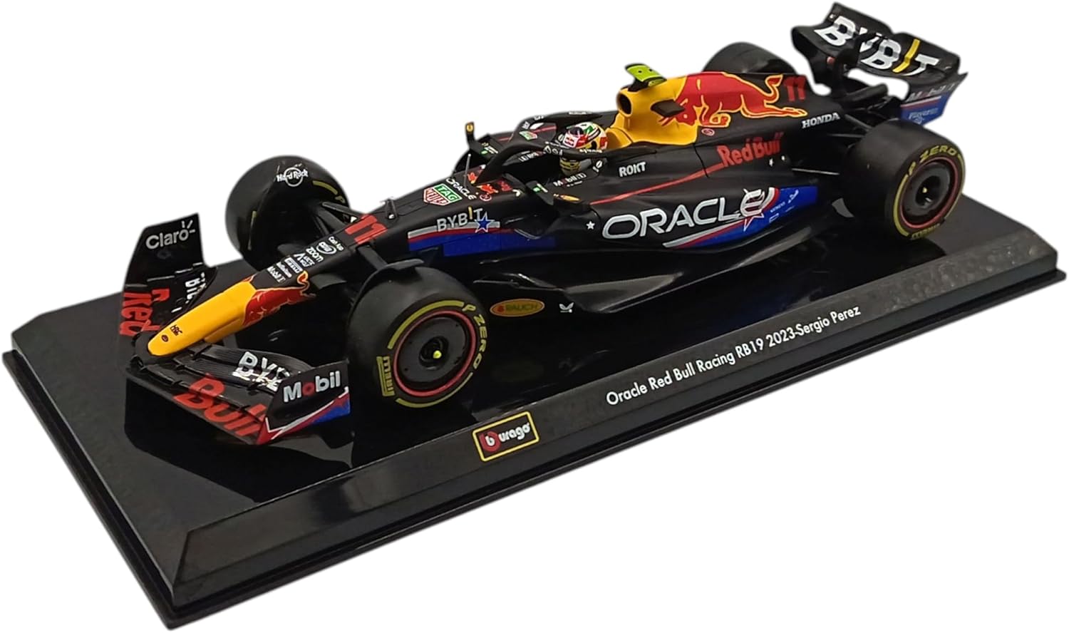 - Formula 1 car Compatible with Sergio Perez Red Bull RB19#11 4th USA GP 2023 1/24 Scale Bburago 28030PA