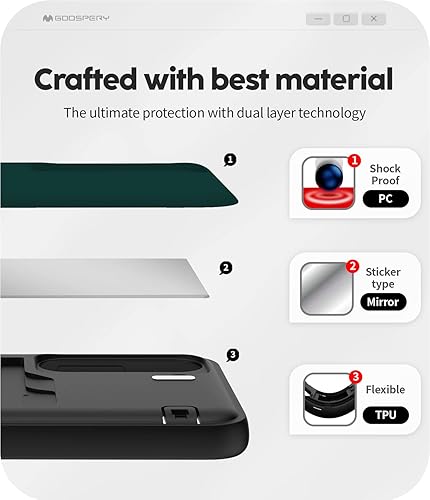 Miniatura 106 de GOOSPERY Parachoques magnético para puerta compatible con Galaxy S23, tarjetero tipo cartera, cierre automático, protección de doble capa resistente