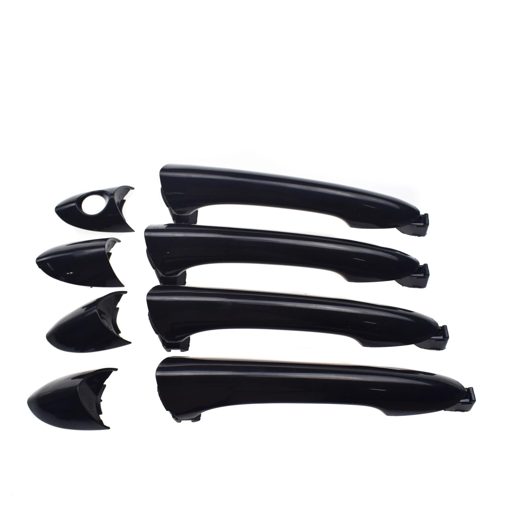 Punxdda 4 Pcs Front Rear Kit Car Exterior Door Handle For Hyundai For Sonata 2011-2014 82651-3S000 82652-3S000 Car Exterior Door Handle Front Rear Left Or Right(4 Pcs Front Rear Kit)