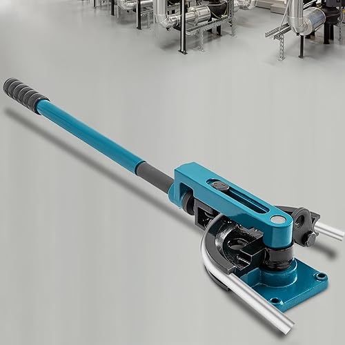 Miniatura 8 de VEVOR Dobladora de tubo de tubería dobladora manual de tubo de 38 a 1 pulgada con 7 troqueles tubo doblador de tubo resistente de acero y cobre