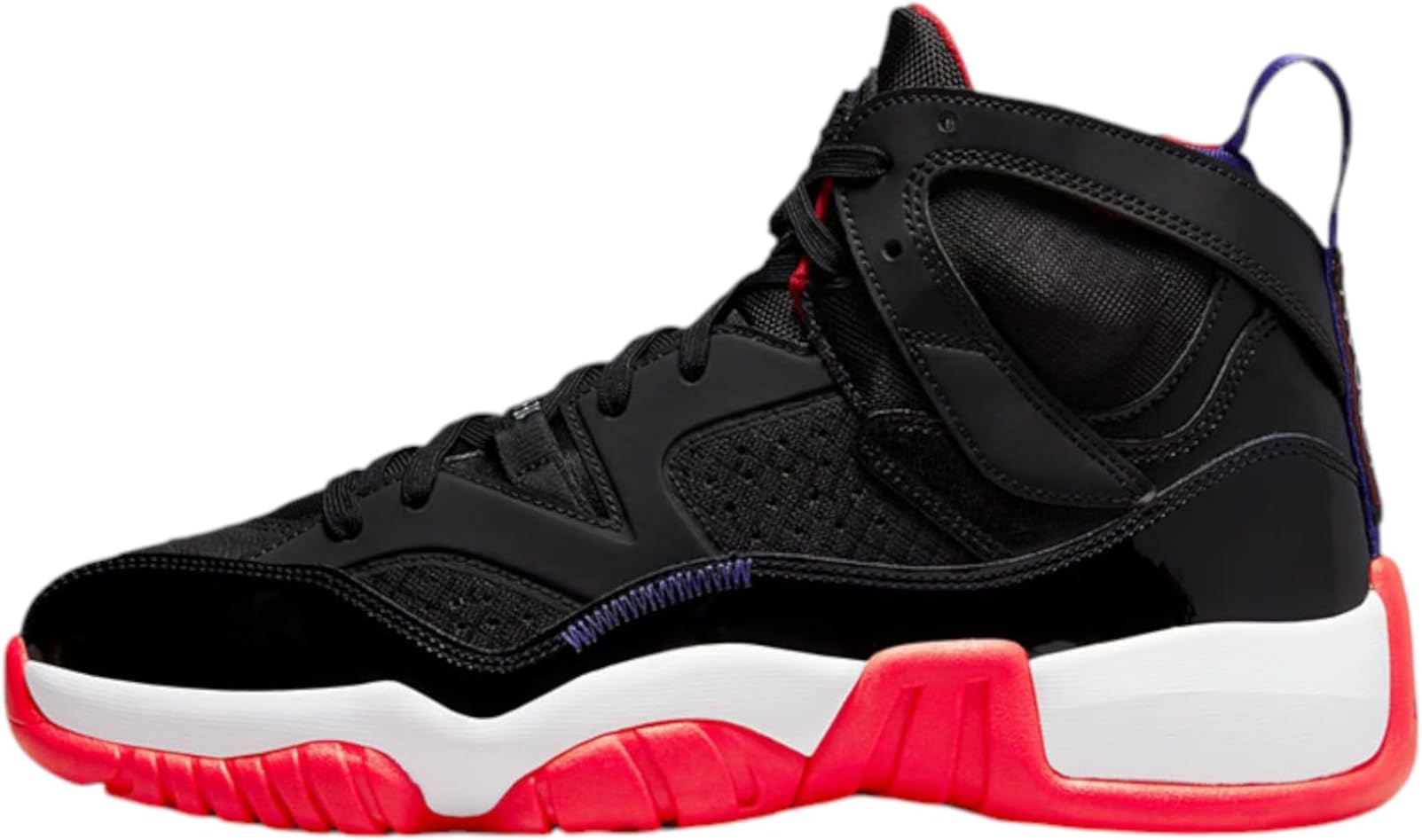 Jordan Jumpman Two Trey Mens Shoes Size 9.5, Color: Black/True Red/Dark Concord-Black