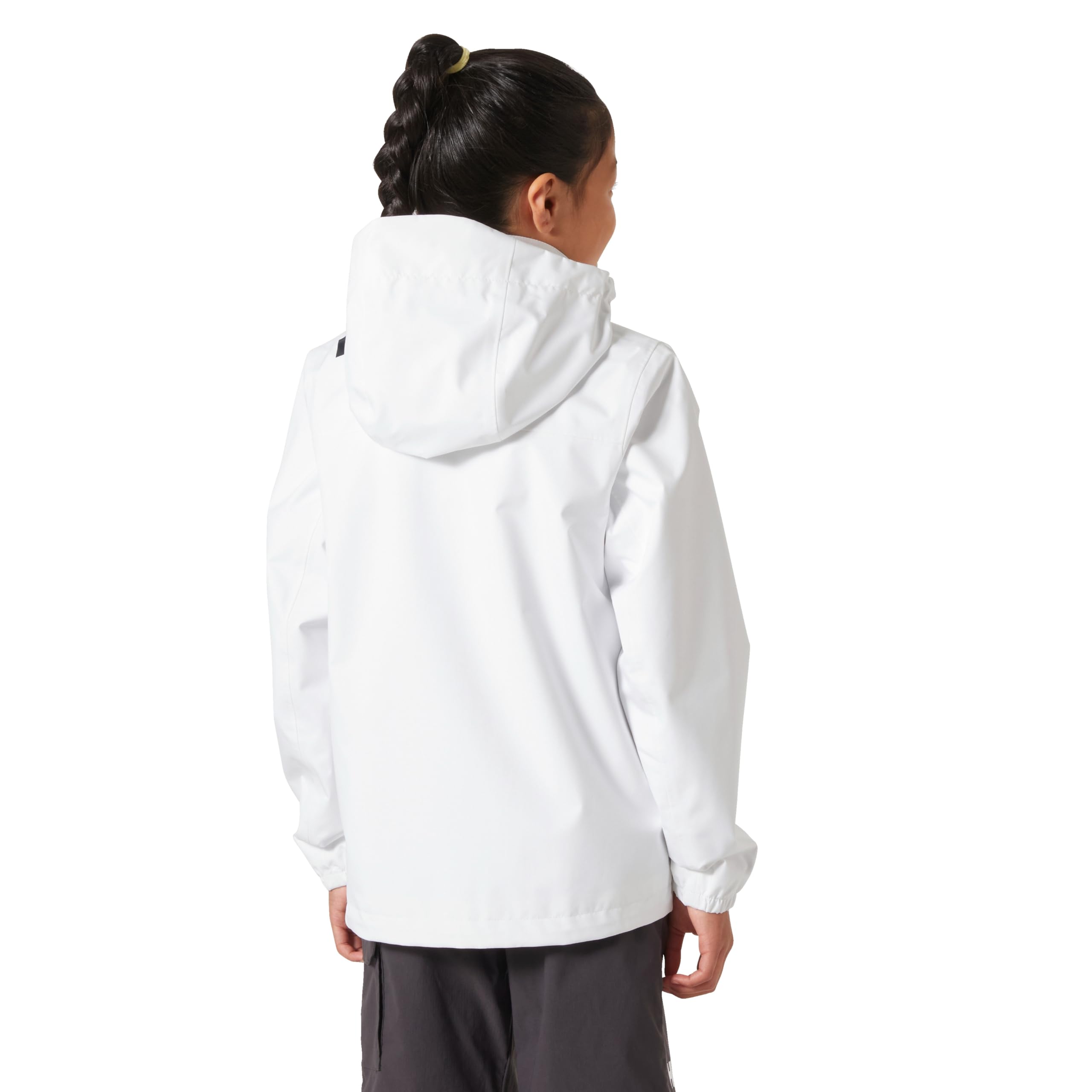 Helly Hansen Junior Unisex Jr Crew Hooded Jacket, White, 146