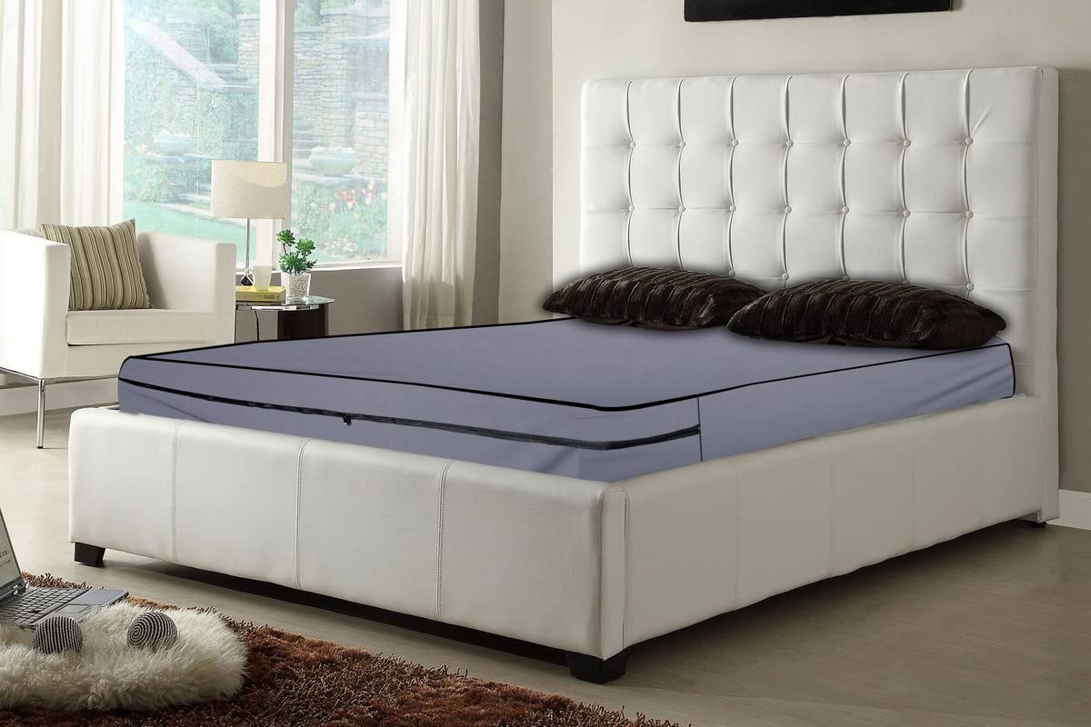 The Furnishing Tree Polyester Waterproof Large Queen Size 60x78X6 inches (WxLxH) Zippered Mattress Cover Grey (B0BMFSBV8C) Amazon Price History, Amazon Price Tracker