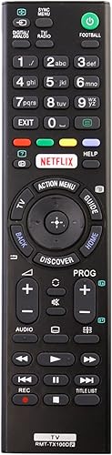 Allimity RMT-TX100D RMTTX100D - Control remoto de repuesto compatible con Sony Android LED HDTV KDL-55W805C KDL55W805C Allimity RMT-TX100D RMTTX100D - Control remoto de repuesto compatible con Sony Android LED HDTV KDL-55W805C KDL55W805C