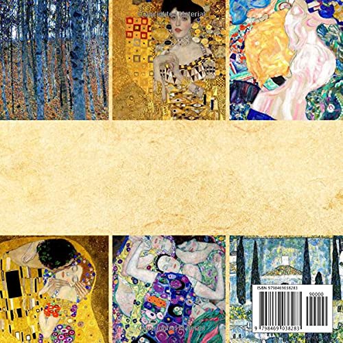 Famous Masterpieces - Gustav Klimt Scrapbook | Collectible Paintings The Kiss Collection Decorative Double-Sided Scrapbooking Paper: Premium Scrapbooking Sheets for Card Making and Journaling image 3