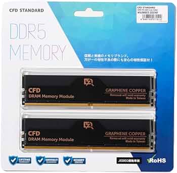 【新品未開封】CFD STANDARD DDR5 64GB (32GBx2) 新品未開封】CFD STANDARD DDR5 64GB (32GBx2) Amazon.co.jp: CFD DDR5