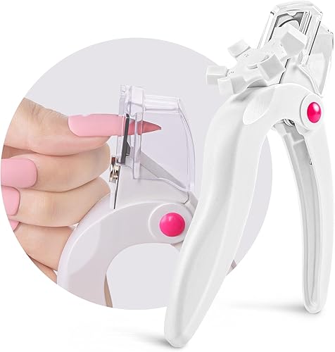 Miniatura 11 de AIRSEE Herramienta profesional ajustable de acero inoxidable para uñas acrílicas, cortaúñas para uñas postizas artificiales, resistente a