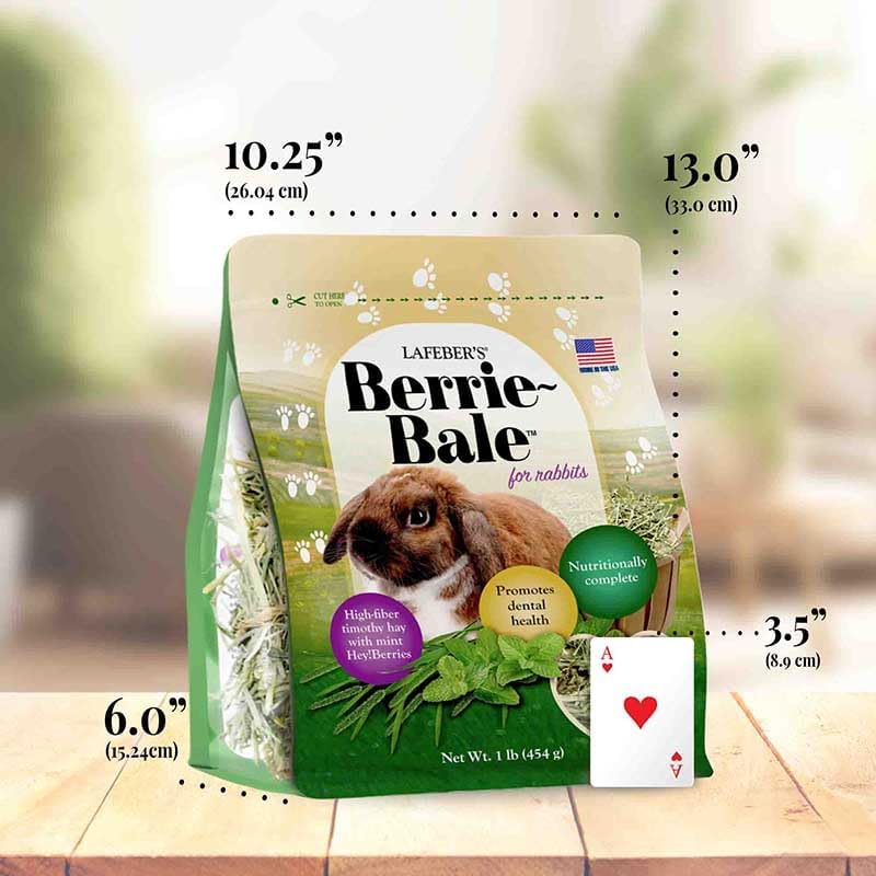 LAFEBER'S Berrie-Bale Mint for Rabbits 1 lb