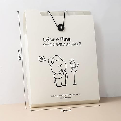 Miniatura 8 de Organizador de carpetas de acordeón, búsqueda rápida, práctica carpeta de acordeón expandible vertical, de alta eficiencia para estudiantes (tiempo