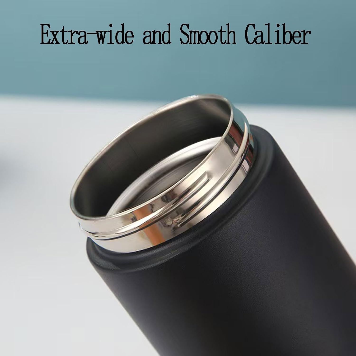 Mini Water Bottle Vacuum Insulated Water Flask Thermal Water Bottle Hot and Cold Drinks Travel Coffee Mug thermo fIask 12 Oz(black)