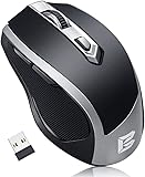 WolfLawS KM-4 Wireless Gaming Mouse, Computer Mouse USB Cordless Mice for PC Laptop, Ergonomic Optic