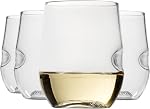 Govino 3153 Lave-vaisselle sans danger 12 oz Wine/Cocktail-4 Boîte cadeau en emballage, transparent
