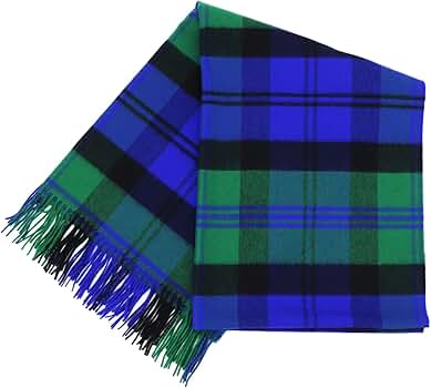 ジョンストンズオブエルガン カシミア100% チェック柄大判ストール GR Amazon | ジョンストンズオブエルガン ストール カシミア100% タータン