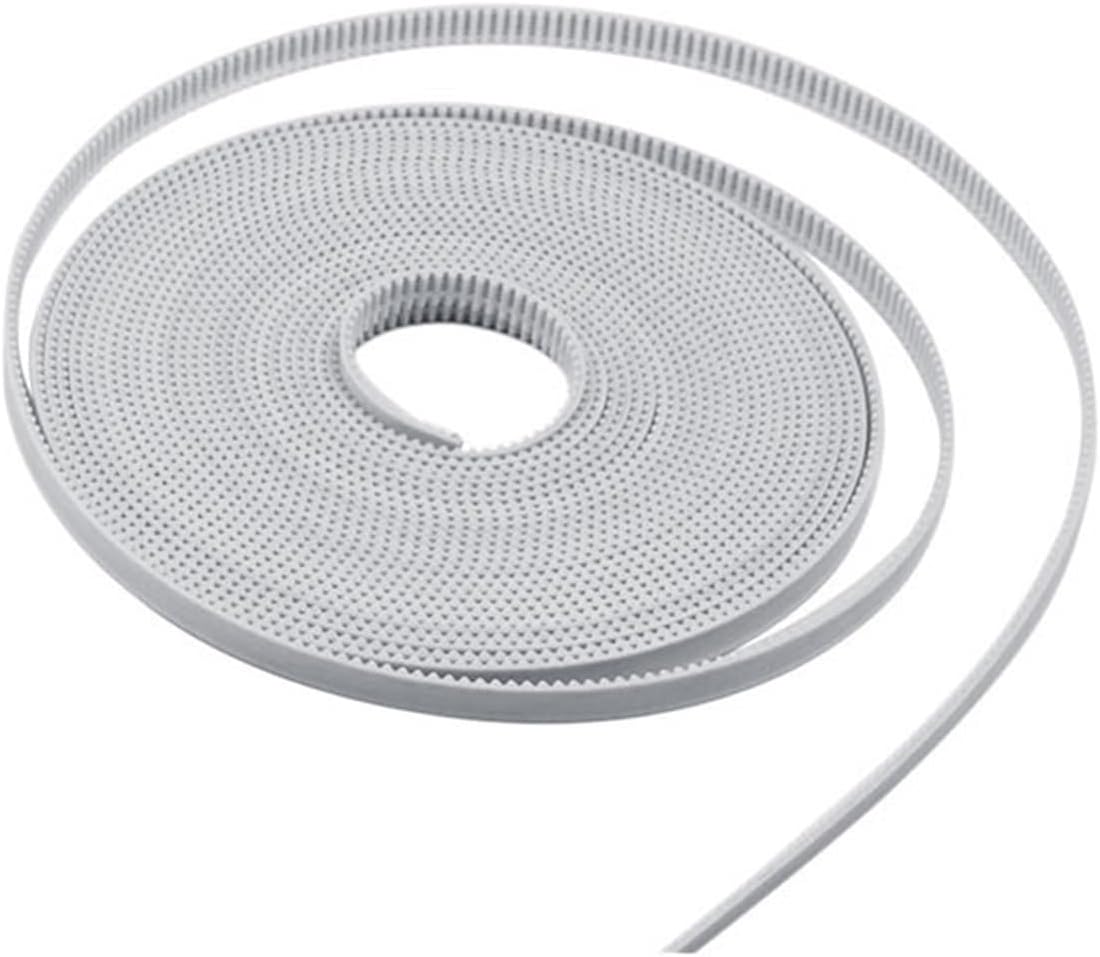 review ZXLLO Meizhen-Replacement Timing Belt 3D Printer Parts 10M GT2 Synchronous Timing Belt Wide 6mm 2GT-6mm for 3D Printer 2GT Belts Pulley Accessories, Strong and Durable (Length : 10m, Width : Black)