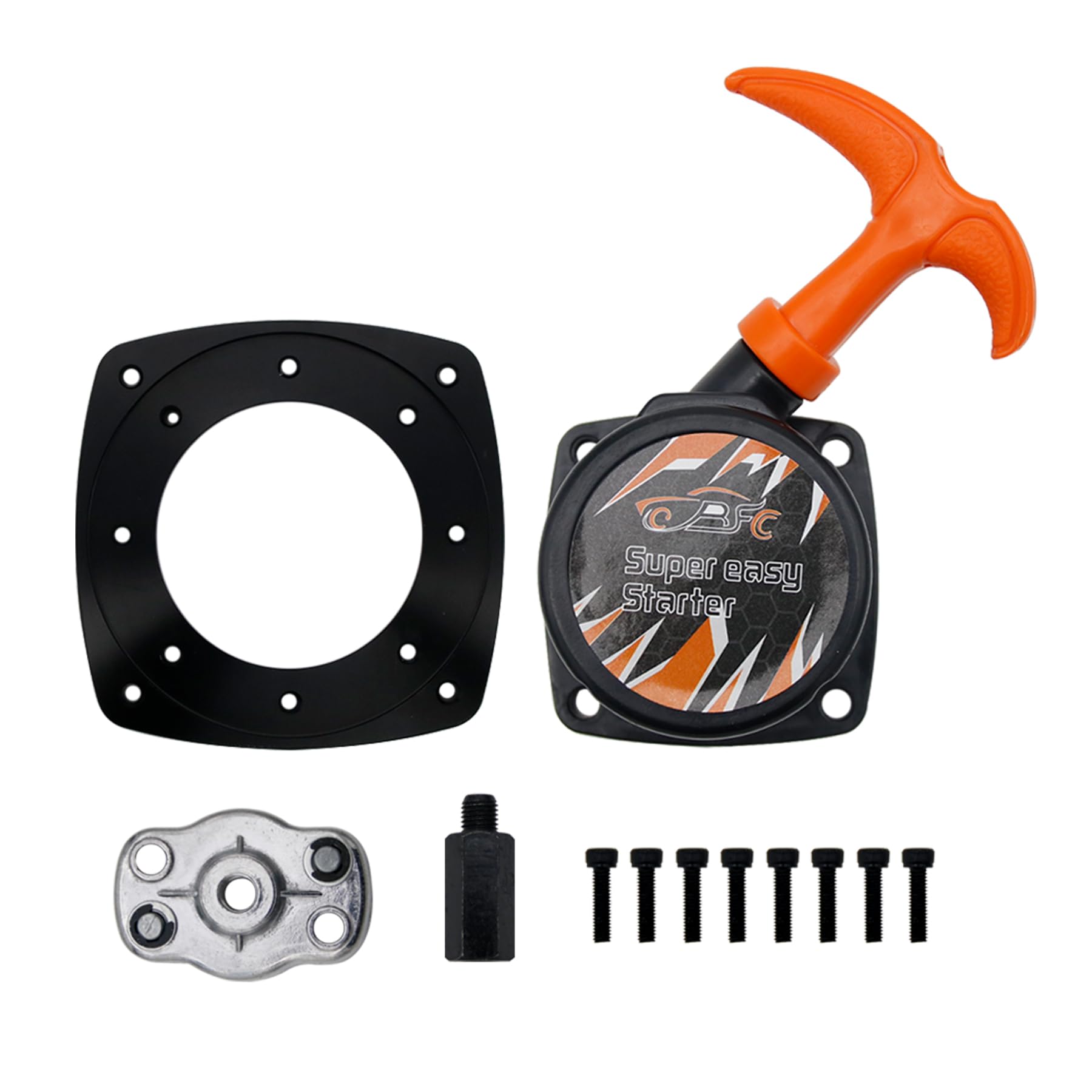 FLMLF Super Easy Pull Starter for Zenoah Chongyang 23CC 26CC 29CC Rovan 23-30.5CC Engine (Yellow)