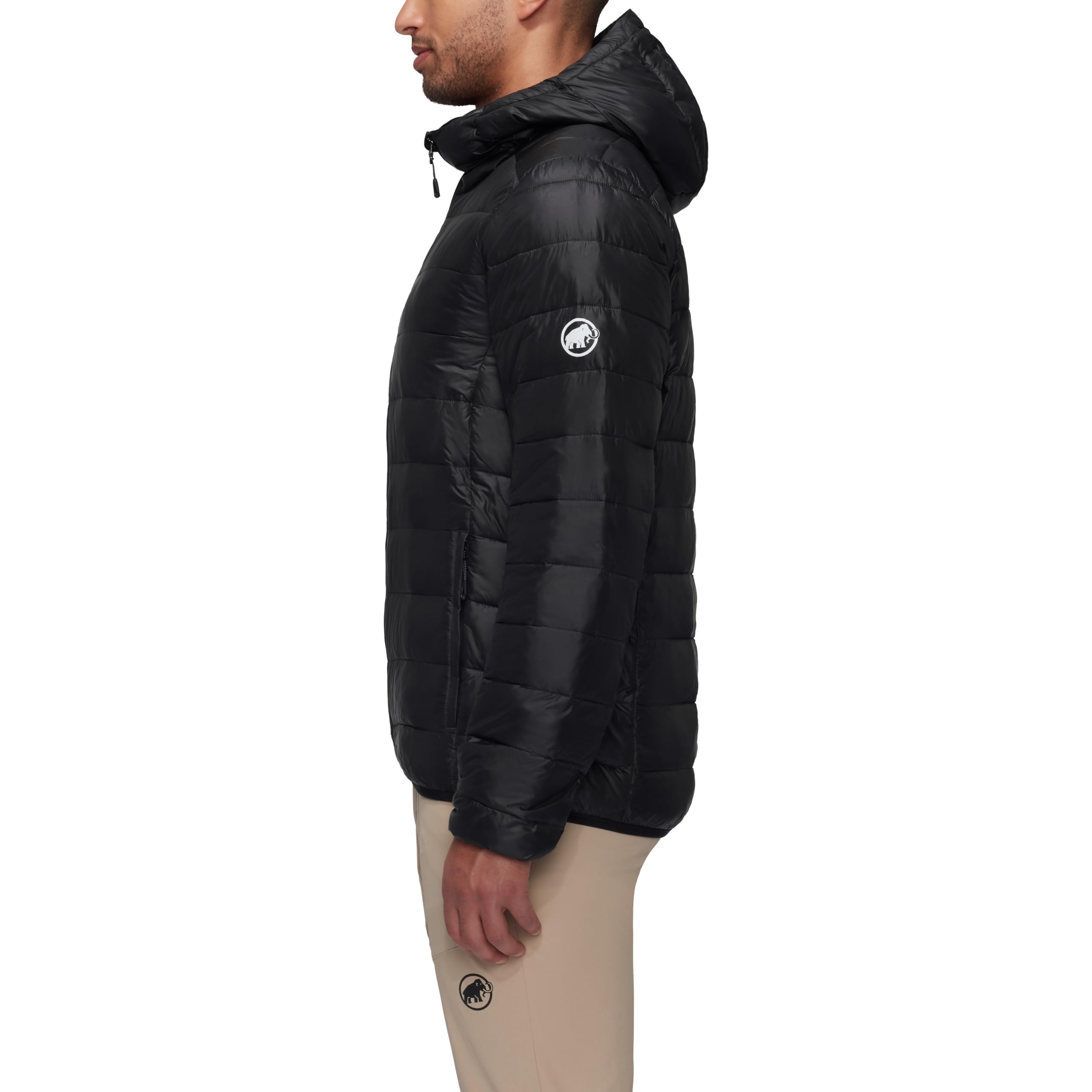 Mammut Crag IN Hooded Jacket Men – Kurtka Ocieplana Męska z Kapturem | Lekka, Zimowa i Pikowana | Rozmiar L, Czarny