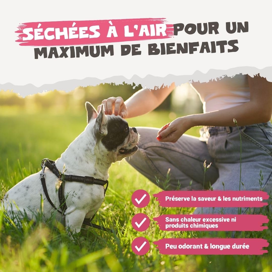 Pets Purest Oreilles de Lapin avec Fourrure pour Chiens, Chiots & Seniors - Friandise à Mâcher 100% Naturelles, Séchées à l'Air, pour Les Aliments Crus et Les Régimes Hypoallergéniques sans Céréales.