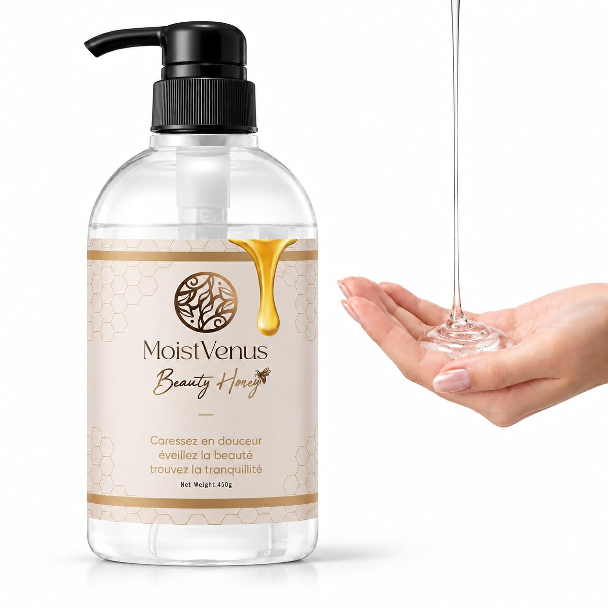 Amazon | 皮膚科医監修 Beauty Honey 挿入潤滑ゼリー 450g 天然