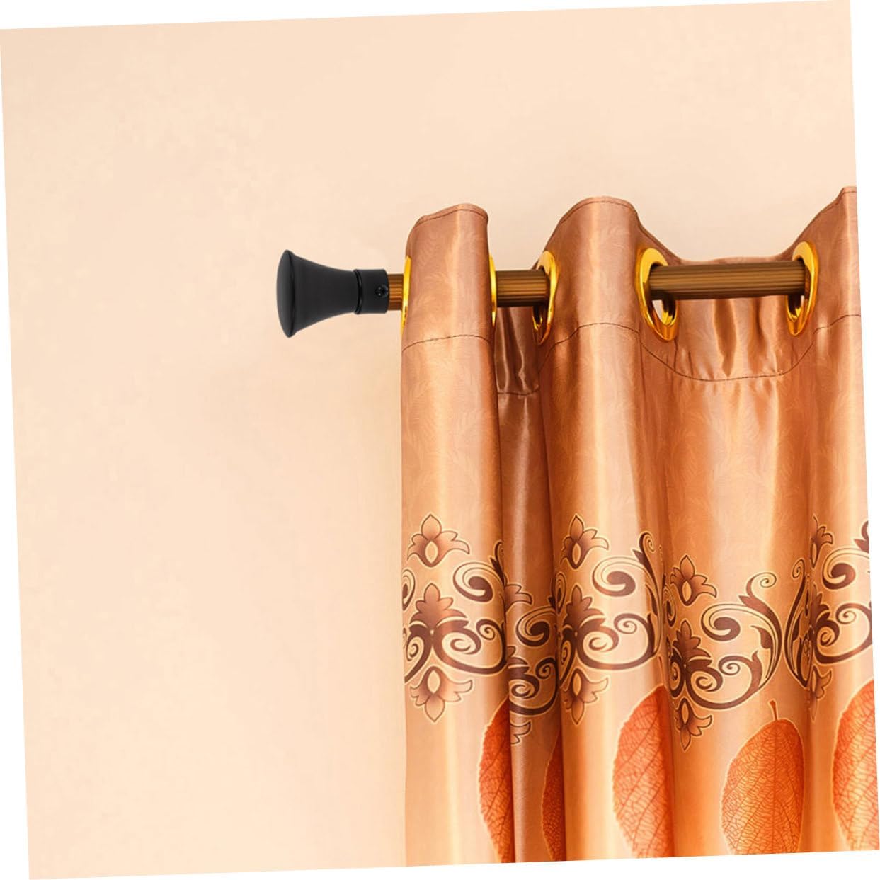 10pcs Curtain Rod Fitting Decorative End Iron Window Treatment Unique Design