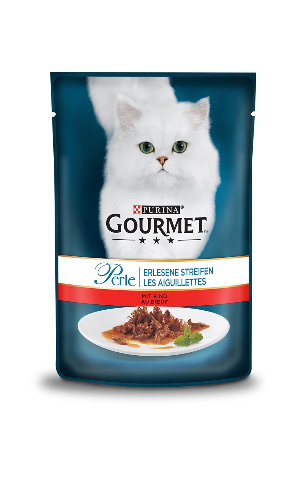 Gourmet Perle Izgara Sığır Etli Tam Yaş Kedi Maması 85 g Tekli Paket