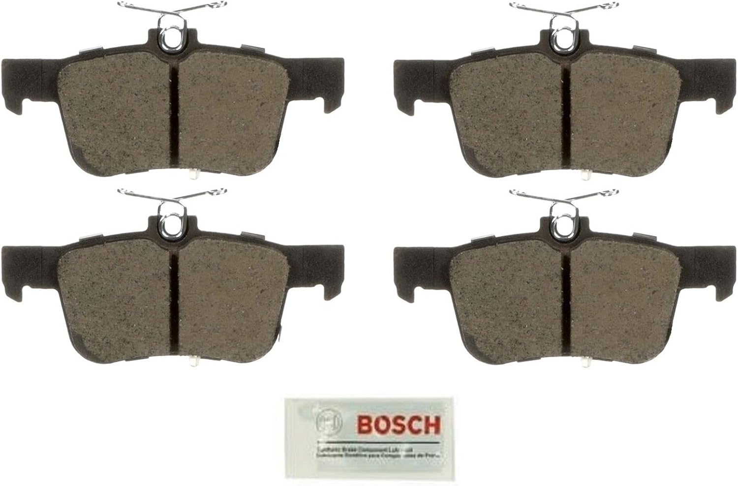 BOSCH BC1878 QuietCast Premium Ceramic Disc Brake Pad Set - Compatible with Select Acura RDX; Honda Civic; REAR