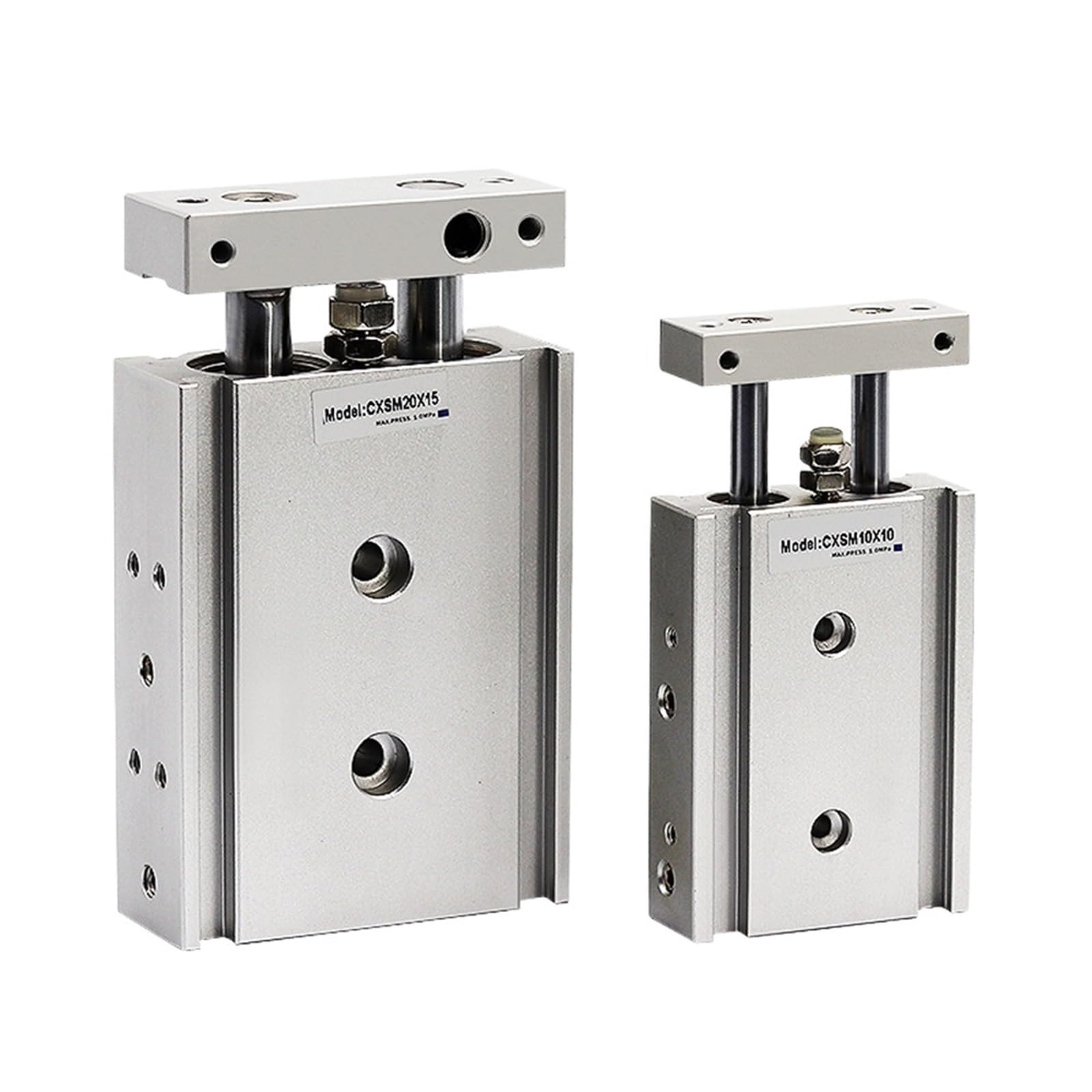 Cylindre biaxial CXSM10-100 bipolaire à petit alésage magnétique pour guidage de précision