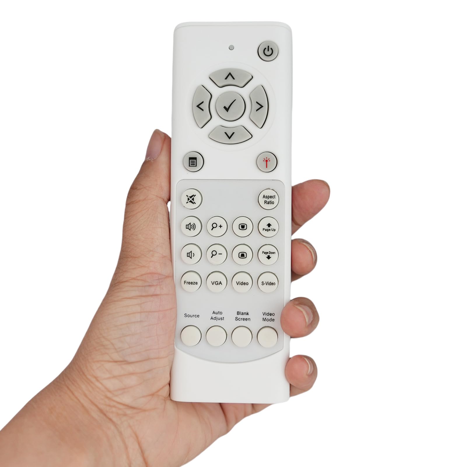 Télécommande TSKB-IR02 pour projecteur Dell, finition blanche haute précision - 8