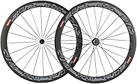 Vista 10 de Superteam Ruedas de Bicicleta de Carretera de Fibra de Carbono 700C, Juego de Ruedas Clincher de 50mm, Mate de 23 de Ancho