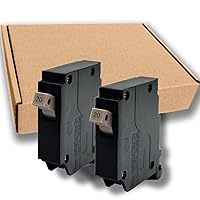 Vista 14 de Disyuntor de 2 polos de 100 amperios, disyuntor de caja moldeada tipo enchufable de 3/4 pulgadas, compatible con centros de carga OEM, 10KA