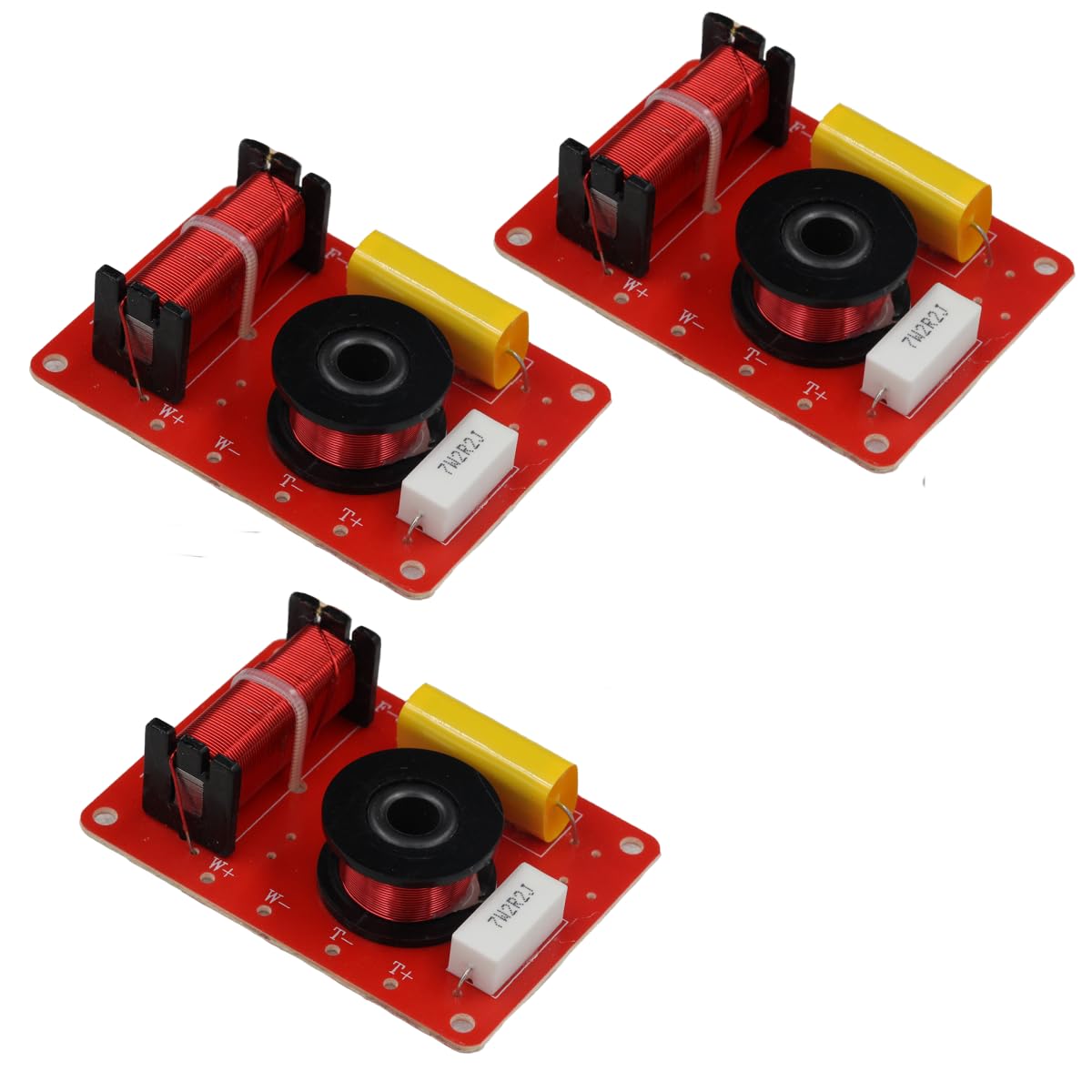 3pcs 130W Crossover with One High and One Low Pathway Two-Way Crossover for Audio Systems for Arduino (3PCS)