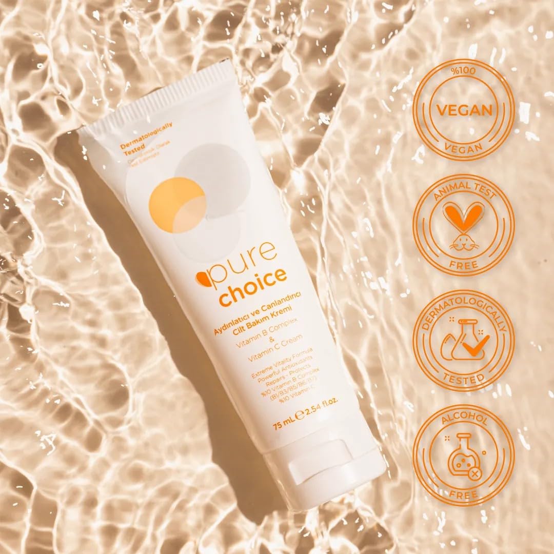 Pure Choice Aydınlatıcı ve Canlandırıcı Cilt Bakım Kremi 75 Mililitre (2 paketi)