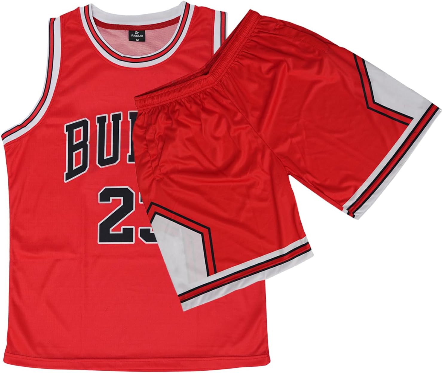 Kids Basketball Jersey 2 Piece Kit Sleeveless Youth Fan Jersey Girls/Boys 2-14 Years Outfit