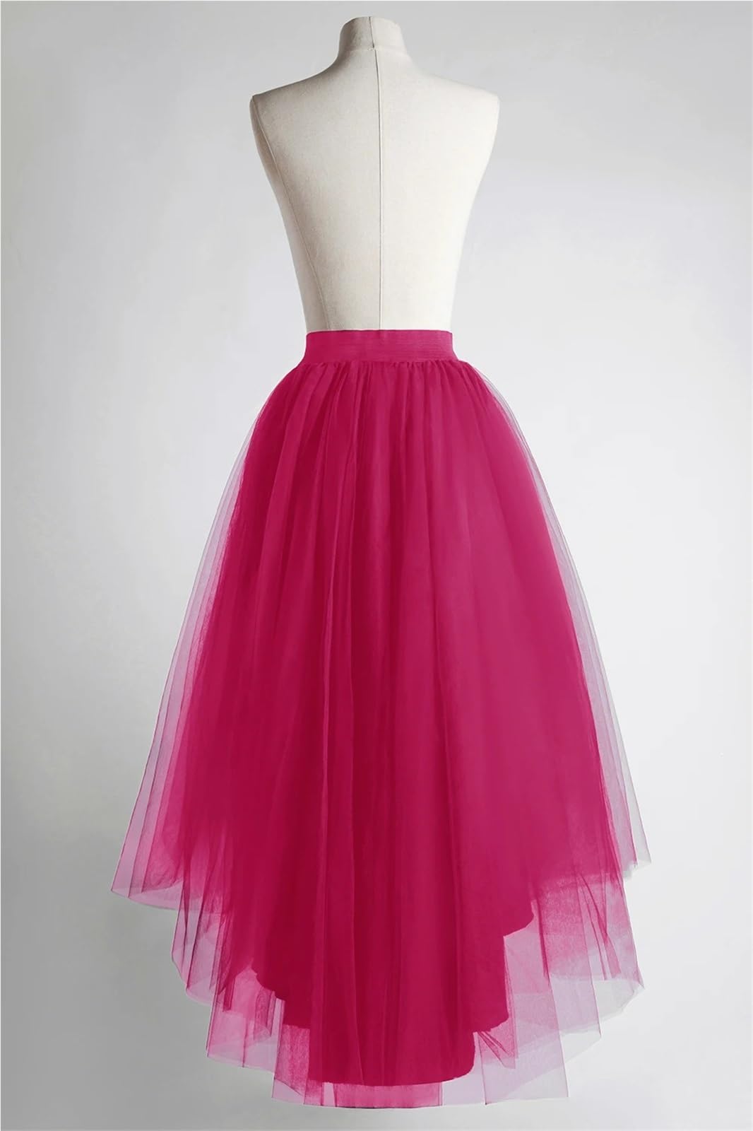 Jupon de dessous Robe sous jupon, jupe en tulle superposée, volants étagés, de bal asymétrique
