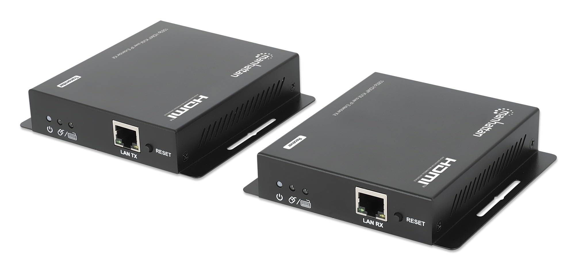 Manhattan 1080p Hdmi Kvm Over Ip Extender Set 1 Bis Zu 120m - KabeL-/adapterset - Digital/display/video (208413)
