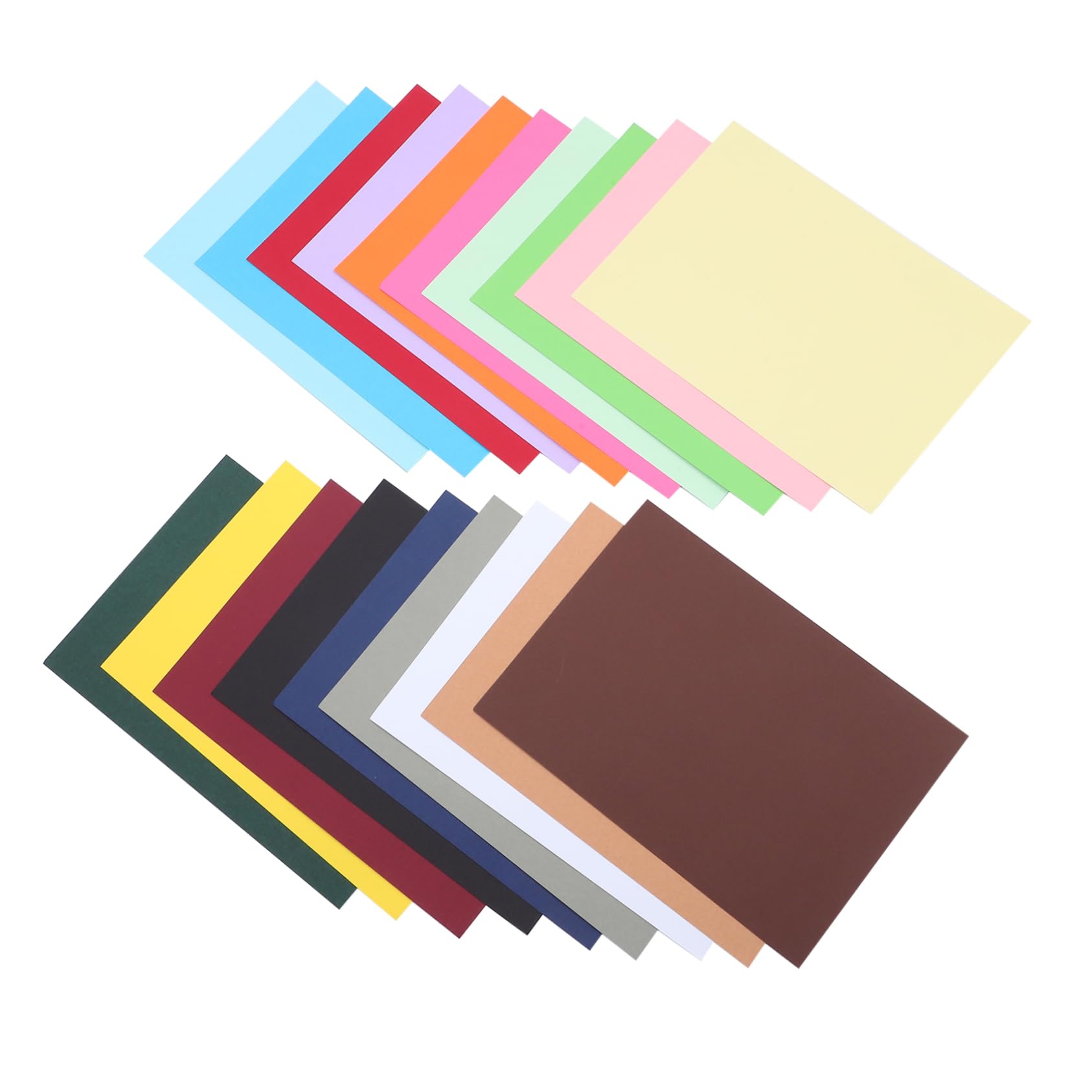 DOITOOL 100blätter Bastelpapier für Diy-projekte Feines Papierkarten Origami-kartenpapier Geeignet als Zeichenpapier und Bastelpapier für Kreative Bastelarbeiten und Kartenherstellung