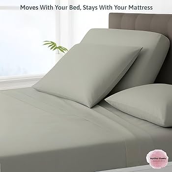 cottonページ Amazon.com: MyGiza Sheets 4 Pcs Top Split King Sheet Sets